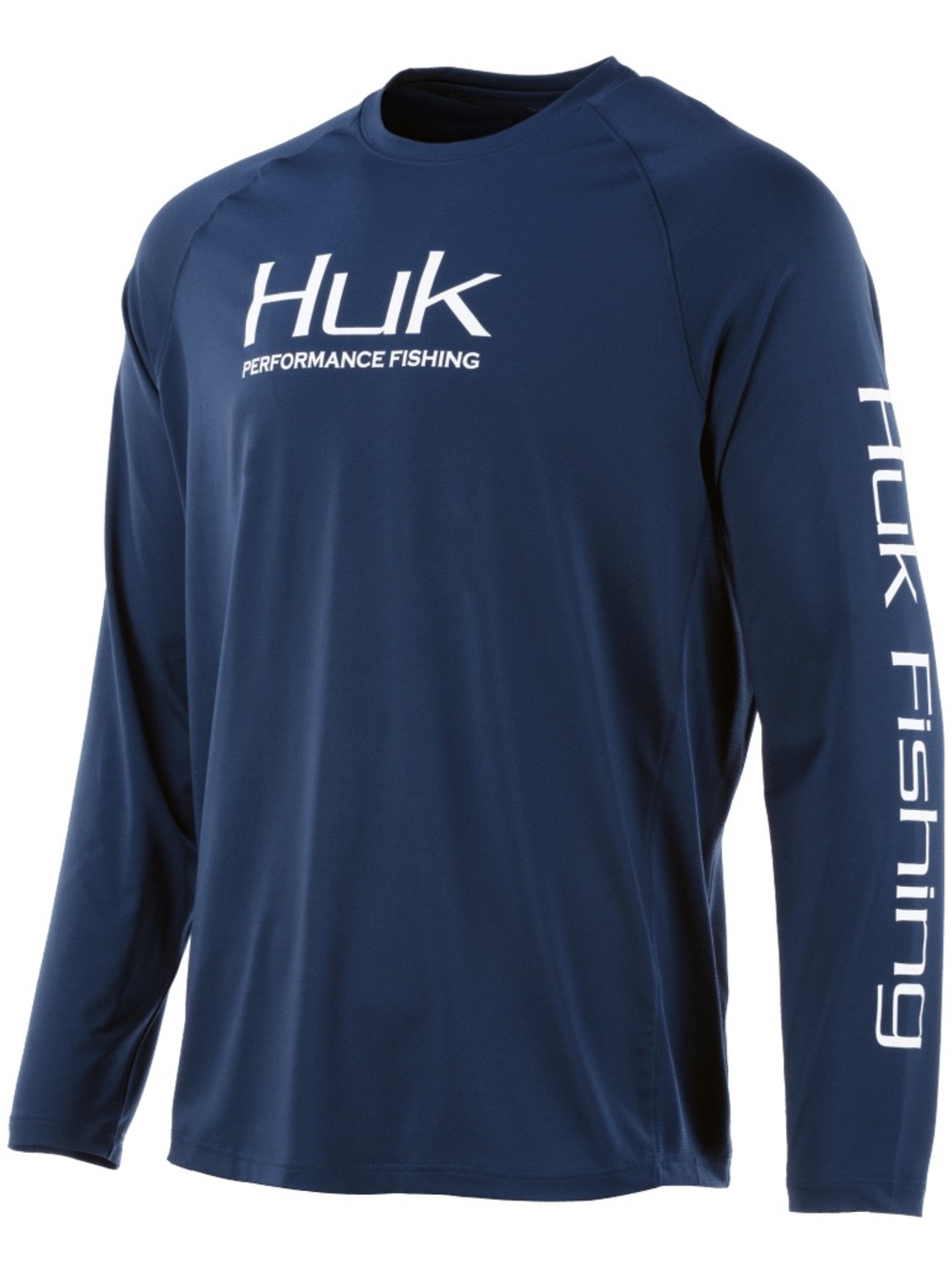 Huk Fishing Pursuit Vented Performance Sargasso Sea LS Shirt NWOT